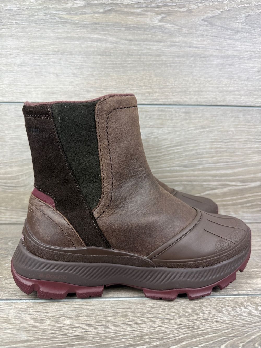 L.L. Bean Storm Chaser 6 Tek 2.5 Women’s Sz 8 Wide Waterproof Brown Leather Boot